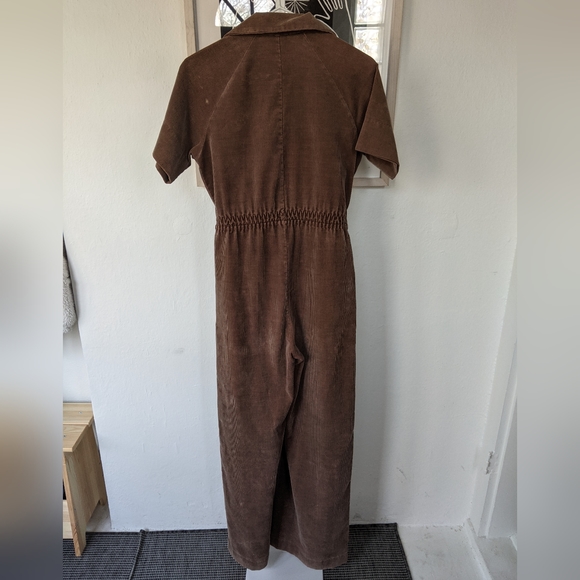 Vintage Brown Cord Jumpsuit - Picture 2 of 6